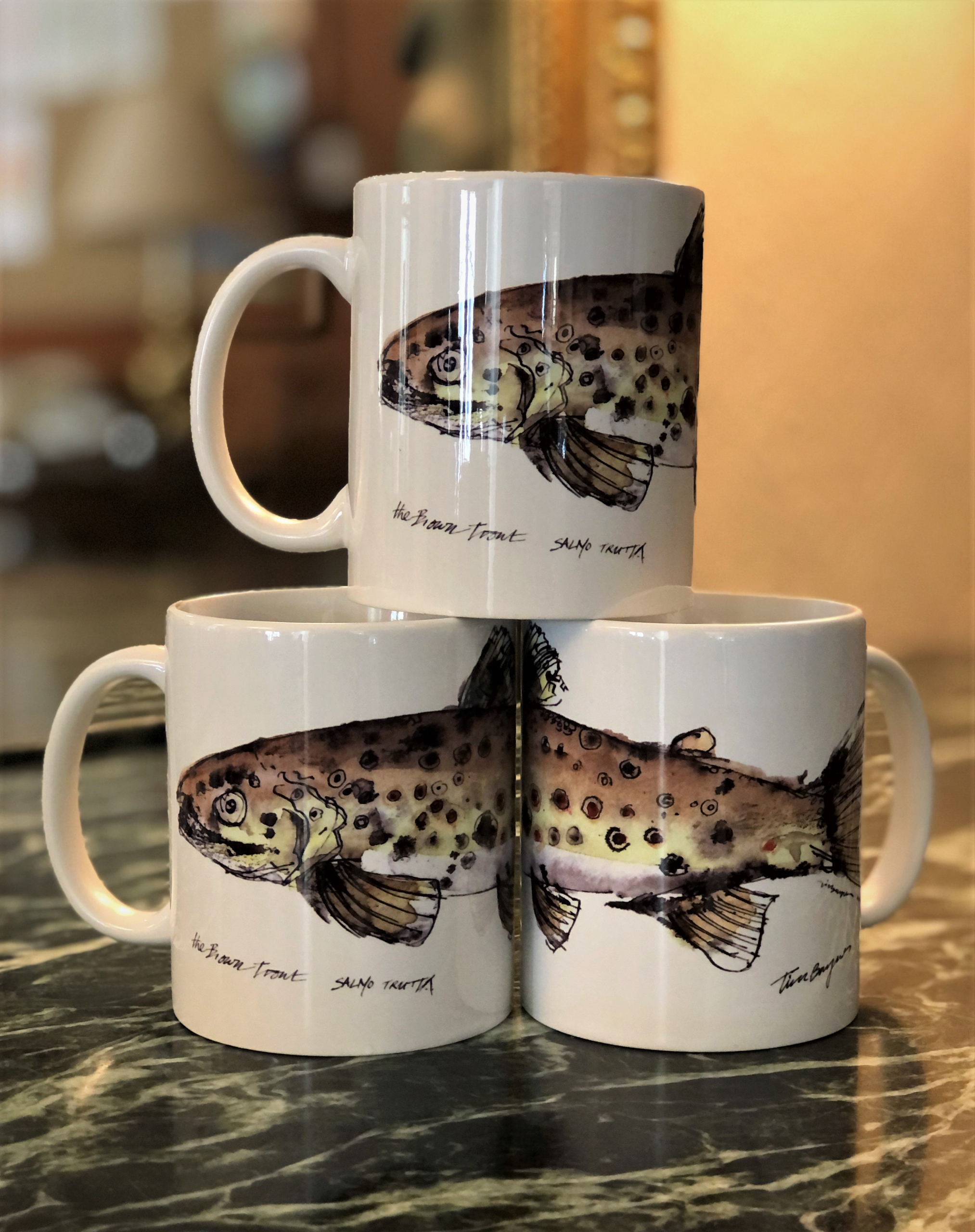Brown Trout Mug - Scourie Hotel